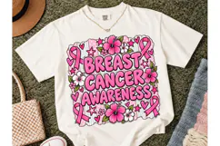 Breast Cancer Awareness PNG Shirt Design Product Image 2