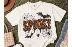 Spooky Leopard Halloween PNG Shirt Desig Product Image 2