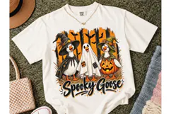 Spooky Goose Halloween PNG Tee Design Product Image 2