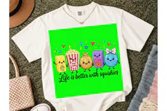 Life Is Better With Squishies PNG Tee Product Image 5