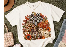 Fancy Pumpkin Patch Fall PNG Sublimation Product Image 2