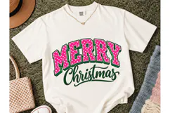 Merry Christmas Polka Dot PNG Shirt Desi Product Image 2