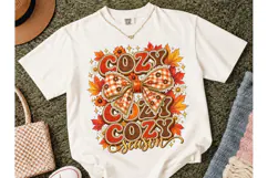 Cozy Season Fall Bow PNG Sublimation Product Image 2