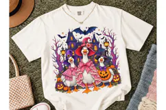 Halloween Witch Geese PNG Shirt Design Product Image 2