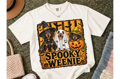 Spooky Weenie Dachshund Halloween PNG Product Image 2