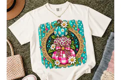 Boho Pumpkin Stack Fall PNG Sublimation Product Image 2
