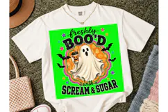 Freshly Bood Halloween Ghost PNG Tee Product Image 4