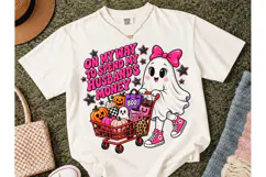 Halloween Ghost Shopping PNG Tee Design Product Image 2