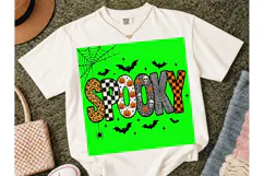 Spooky Halloween PNG Sublimation Tee Product Image 4
