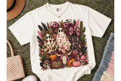 Western Halloween Ghost PNG Sublimation Product Image 2