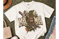 Hunting Mama PNG Sublimation Tee Design Product Image 2