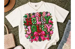 Holly Jolly Christmas PNG Sublimation Te Product Image 2