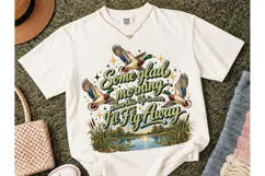 I'll Fly Away Mallard Duck PNG Tee Product Image 2