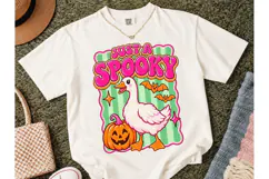 Just A Spooky Duck Halloween PNG Tee Product Image 2