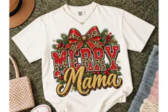 Merry Mama Christmas PNG Sublimation Product Image 2