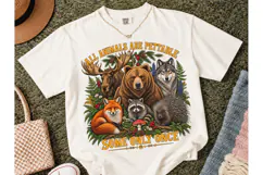 All Animals Are Pettable PNG Tee Design Product Image 2