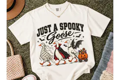 Spooky Goose Halloween PNG Tee Design Product Image 2