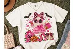 Glam Ghost Halloween PNG Shirt Design Product Image 2