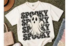 Spooky Ghost Halloween PNG Shirt Design Product Image 2