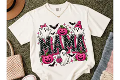 Halloween Mama Ghost PNG Shirt Design Product Image 2