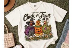 Chick or Treat Halloween PNG Design Product Image 2