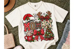 Mommy Christmas PNG Sublimation Shirt Product Image 2