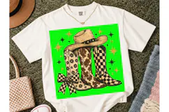 Cowboy Boots Hat Stars PNG Tee Design Product Image 4