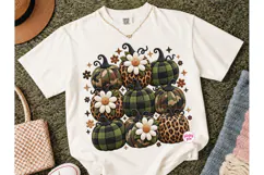 Pumpkin Patch Leopard Camo PNG Tee Product Image 2