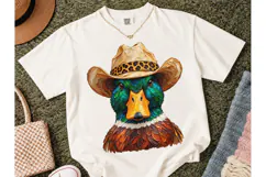 Mallard Duck Cowboy Hat PNG Tee Design Product Image 2