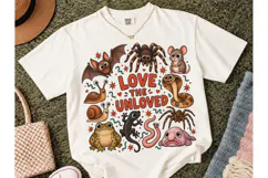 Love The Unloved Weird Animals PNG Tee Product Image 2