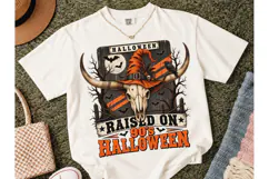 Raised on 90s Halloween PNG Tee Design Product Image 2