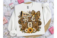 Cheer Mom Leopard PNG Sublimation Tee Product Image 3