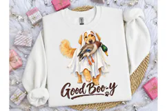Good Booy Ghost Dog Duck PNG Tee Product Image 3