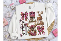 Pink Camo Deer Hunting PNG Shirt Design Product Image 3