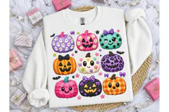 Cute Halloween Pumpkins PNG Shirt Design Product Image 1