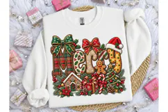 Merry Christmas Gingerbread PNG Tee Product Image 3