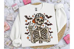 Halloween Skeleton Cap PNG Shirt Design Product Image 3