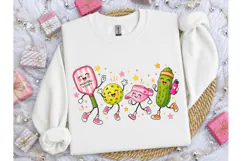 Pickleball Club Cute Characters PNG Tee Product Image 3