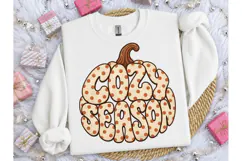 Cozy Season Pumpkin PNG Sublimation Tee Product Image 1