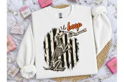 Skeleton Dog Boop Halloween PNG Tee Product Image 1