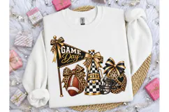 Game Day Cheer Football PNG Sublimation Product Image 3