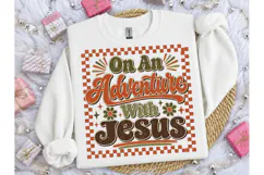 On An Adventure With Jesus PNG Tee Product Image 1