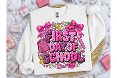 First Day of School PNG Sublimation Tee Product Image 3
