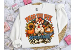 Pass The Pie Mind Your Business PNG Tee Product Image 3