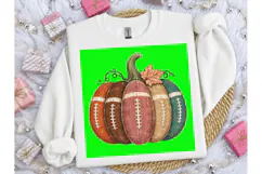Football Pumpkin Fall PNG Sublimation Te Product Image 5