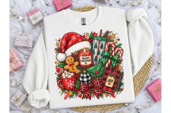 Merry Christmas Cozy Vibes PNG Tee Product Image 3