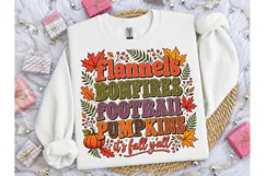 Fall Y'all Flannels Bonfires PNG Shirt Product Image 3