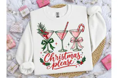 Christmas Please Cocktail PNG Shirt Desi Product Image 3