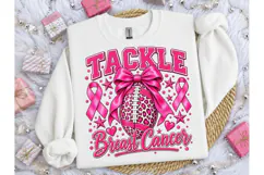 Tackle Breast Cancer PNG Sublimation Tee Product Image 1