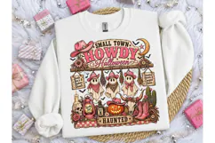Small Town Howdy Halloween PNG Tee Product Image 1